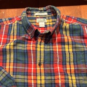 L.L. Bean Plaid Flannel Shirt